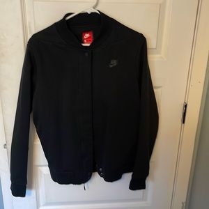 Womens large Nike tech black jacket